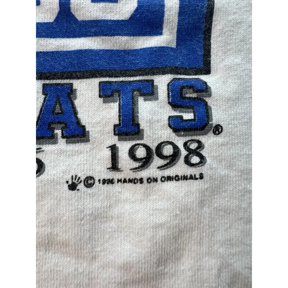 VTG Kentucky Wildcats Shirt‎ Size XL 1998 NCAA Champions Basketball Gildan Hands